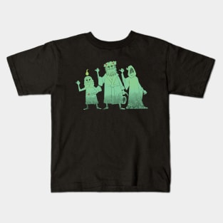 Hitch-hiking Christmas Ghosts Kids T-Shirt